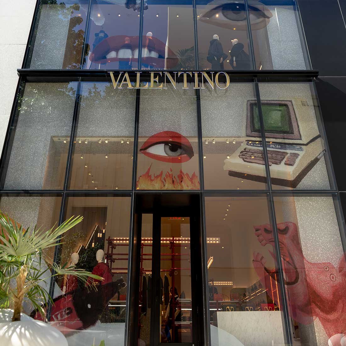 Valentino on X: The world of artist #EmilioVillalba collides with