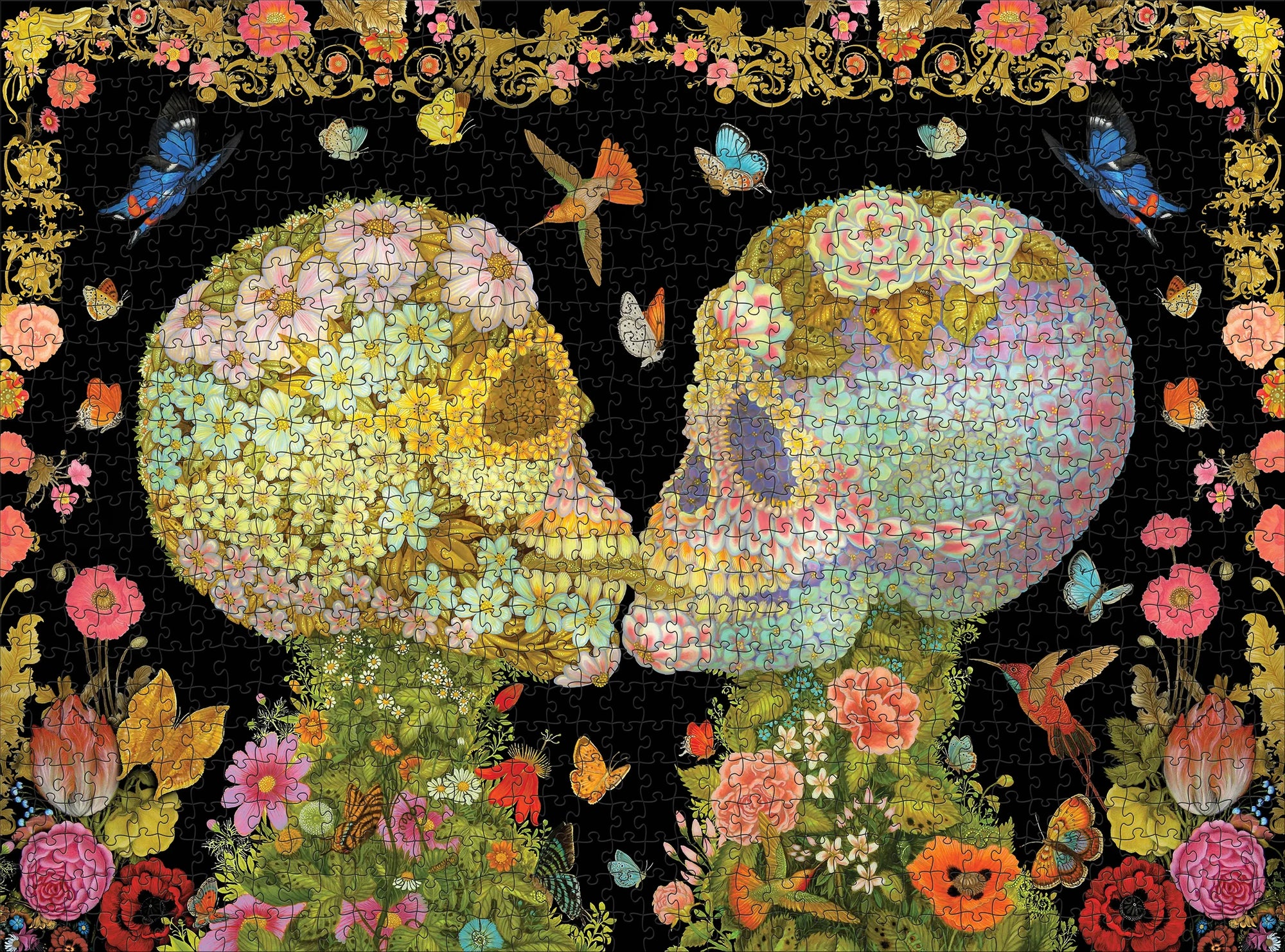 Tino Rodriguez and Virgo Paraiso: The Ecstatic Kiss of Spring 1000-Piece Jigsaw Puzzle