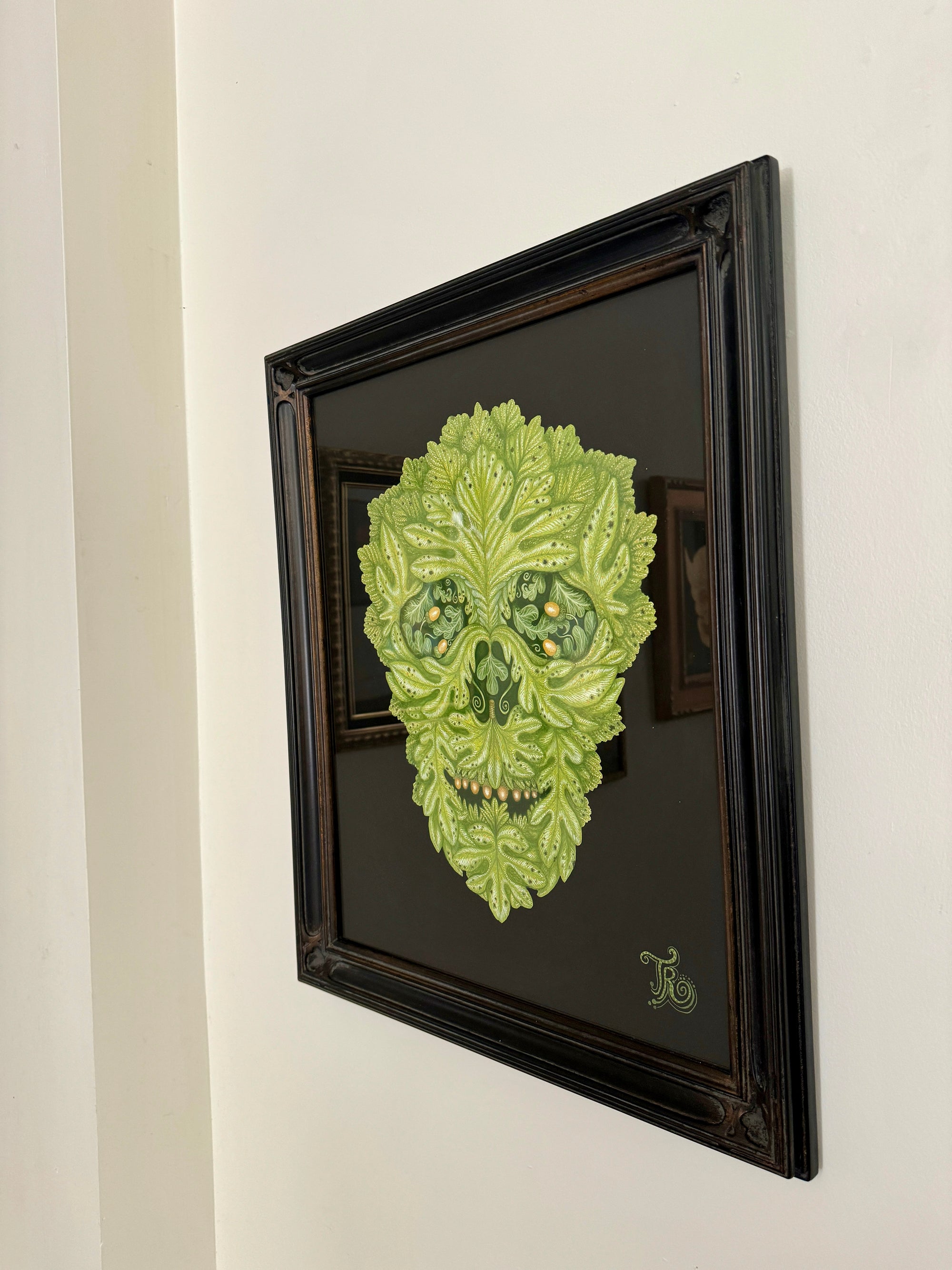 Green Man Skull