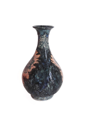 Snake + Lotus Blossom Yuhuchun Vase